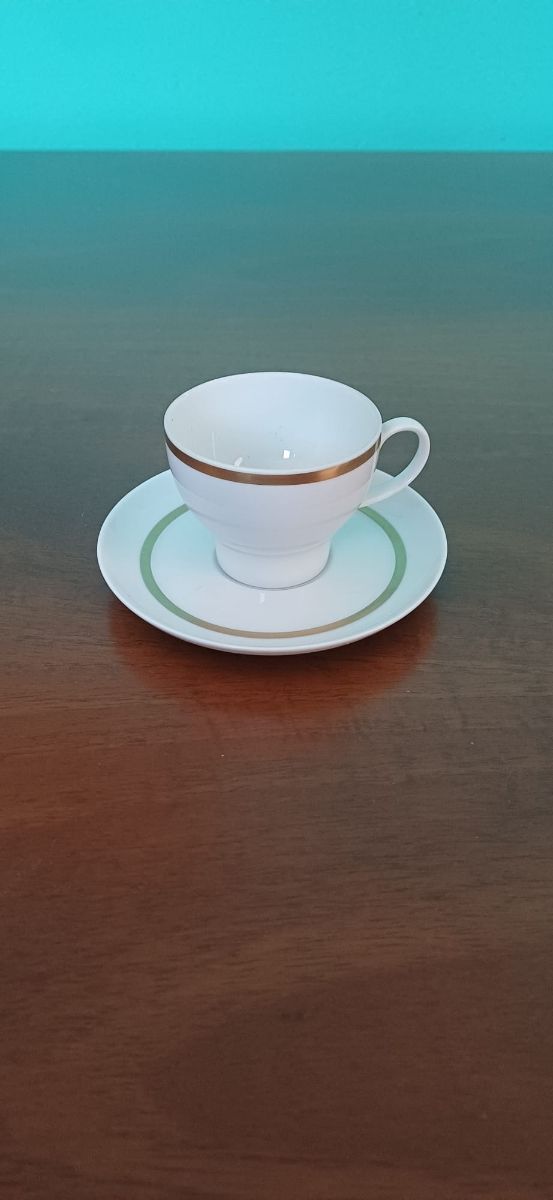 Servizio da caffè 12 pezzi con profili oro