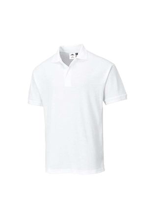 Portwest B210 Naples-Polo para Hombre Blanco XL