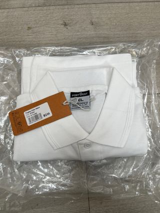Portwest B210 Naples-Polo para Hombre Blanco XL