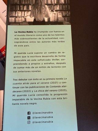 Mi querida Lucía - Primera edición limitada lum...