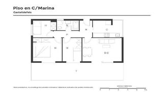 Piso en venta en La Pineda en Castelldefels