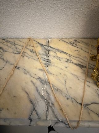 Consola Luis XVI Mármol y Madera