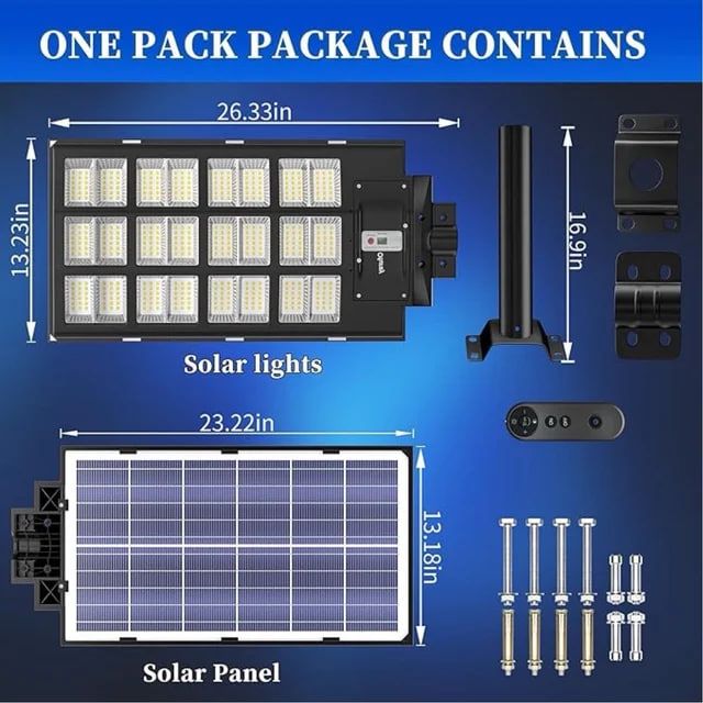 Farola Solar Potente con Sensor