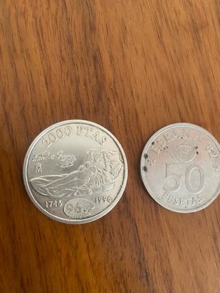 Monedas de Plata 2000 Pesetas