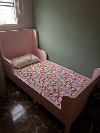 Cama infantil rosa
