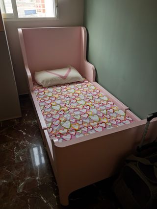 Cama infantil rosa