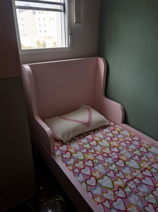 Cama infantil rosa