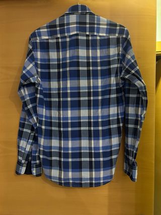 Camisa GANT cuadros azul blanca Talla XS