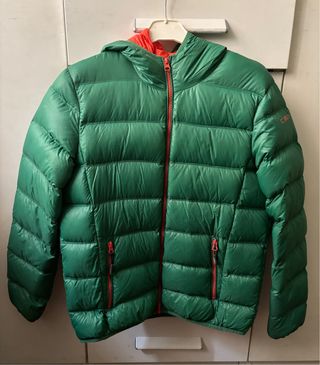 Plumas CMP verde talla 14-16 años o 176cms 