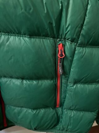 Plumas CMP verde talla 14-16 años o 176cms 