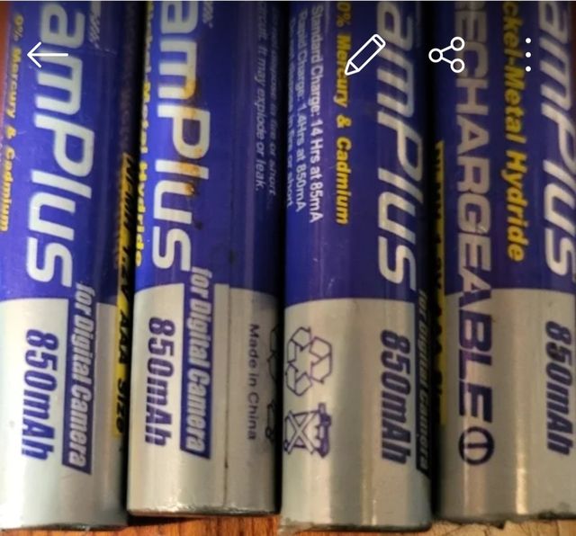 Pilas Recargables AA