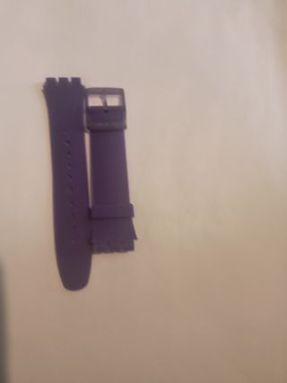 Correa Swatch Morada 19mm