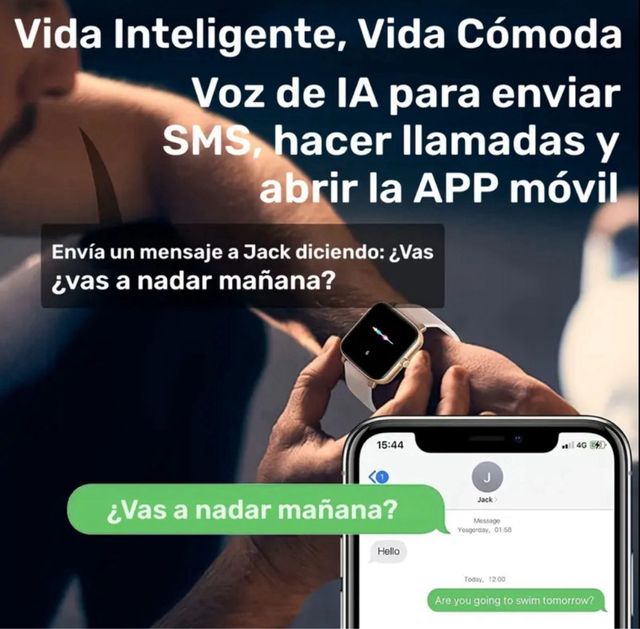 Smartwatch integrado con IA hombres y mujeres!!