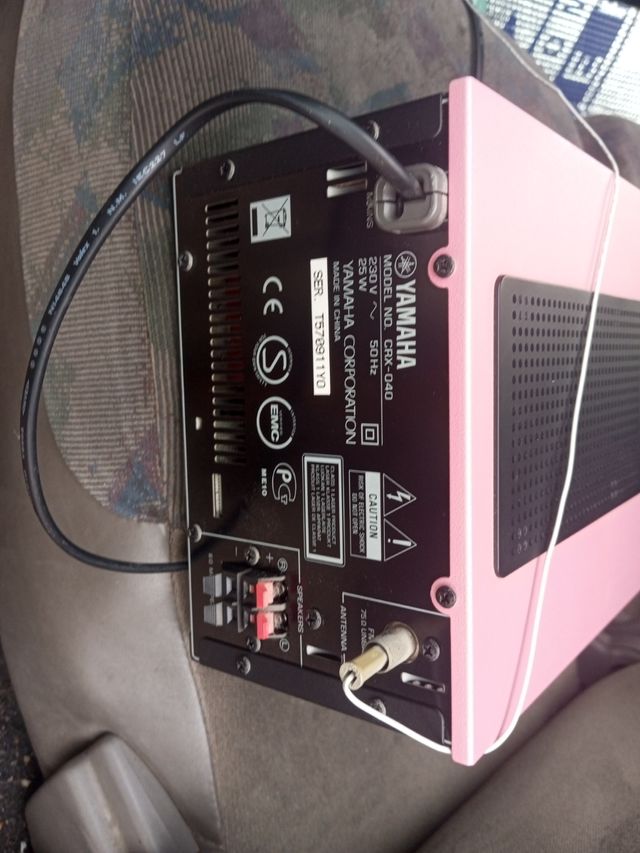 Mini cadena Yamaha CRX-040 rosa