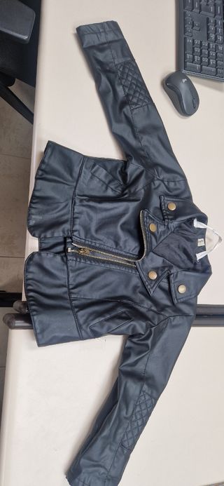 Chaqueta de cuero para bebé, 12 meses