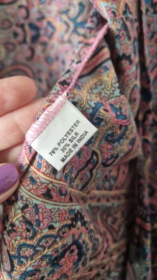 Blusa Kimono Estampada Paisley