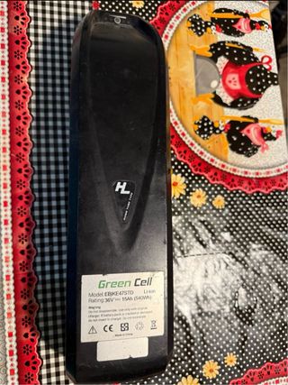 Batería Ebike Green Cell 36V 15Ah 540Wh