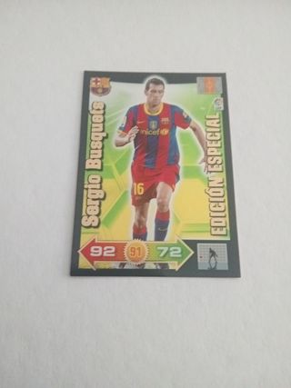 Cromo Sergio Busquets Edición Especial 2010-2011