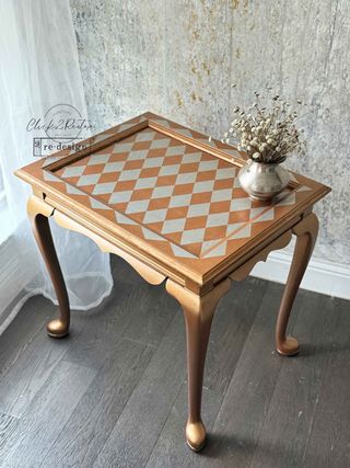 Redesign Decor Transfers Argento Argyle 61x89
