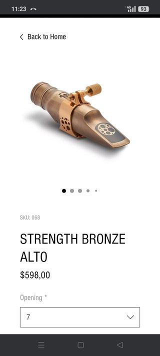 Boquilla saxo alto Ever-Ton Strength 7