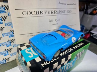 SCALEXTRIC FERRARI GT 330 AZUL MUY BUEN ESTADO