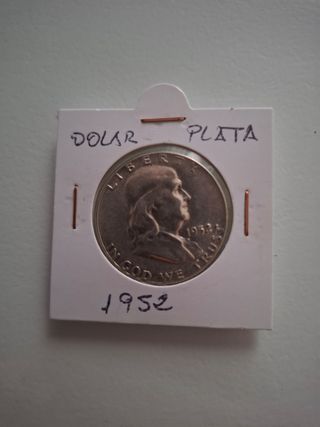 Moneda Dolar Plata 1952
