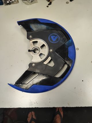 Protector disco Yamaha WR azul