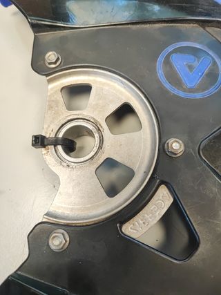 Protector disco Yamaha WR azul