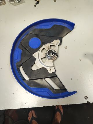 Protector disco Yamaha WR azul
