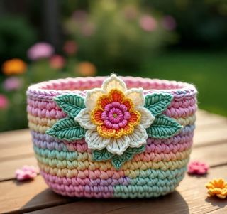 Bolso de crochet hecho a mano