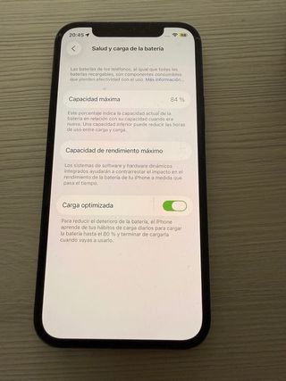 iPhone 12 128GB Azul - Batería 85%. SOLO ENVIOS