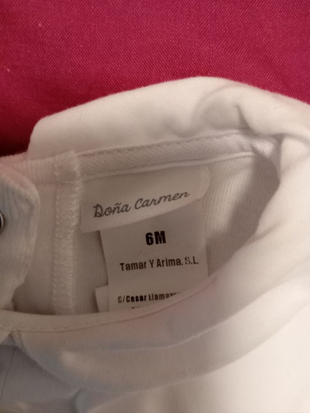 2 Bodys Camisa 6 y 12 Meses,uno 9€