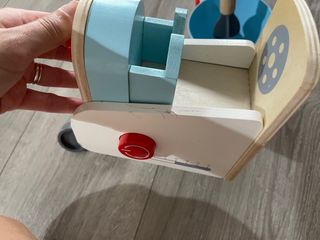 cafetera y batidora Cocinita Madera