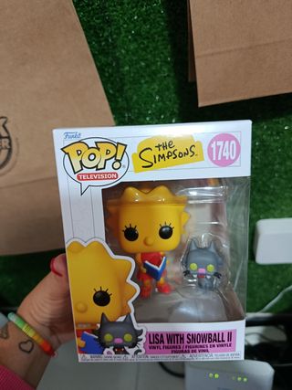 Funko Pop! Los Simpson Lisa con Bola de Nieve II