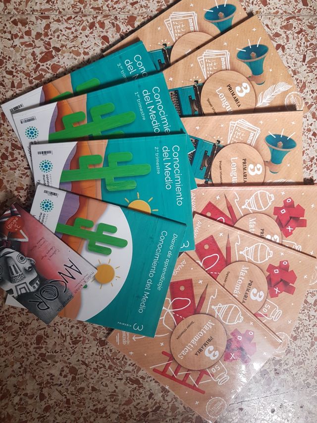 Libros escolares tercero primaria