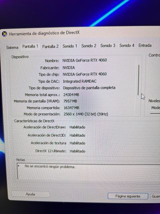 PC Gamer RTX 4060 + 2 Monitores