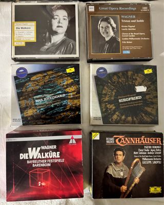 Lote de 6 Óperas de Richard Wagner