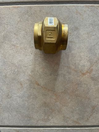 Válvula antirretorno latón de 2”