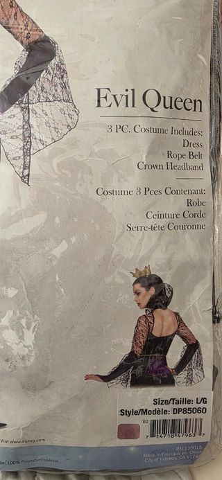 Disfraz Disney Villains Evil Queen Talla L