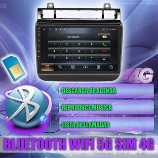 PANTALLA GPS VOLKSWAGEN TOUAREG 2011-2017 CARPLAY