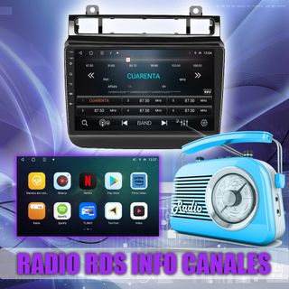 PANTALLA GPS VOLKSWAGEN TOUAREG 2011-2017 CARPLAY
