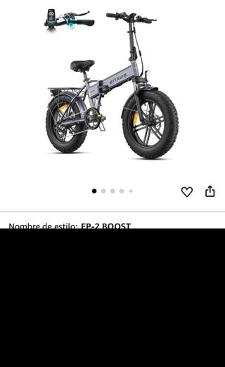 Bicicleta Eléctrica Plegable Engwe EP-2 BOOST