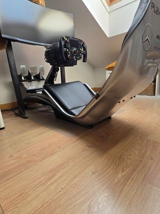 Simulador f1 asiento playseat volante thrustmaster