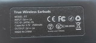 Estuche carga Arbily F7 Earbuds auriculares BT