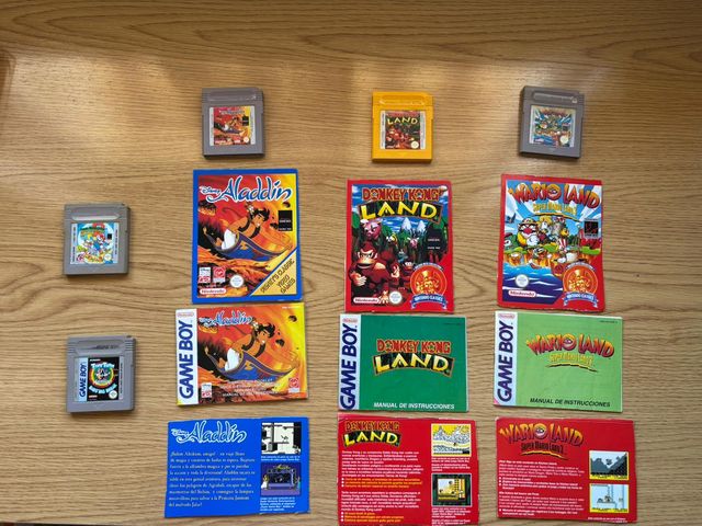 Juegos Game Boy Original + Manuales