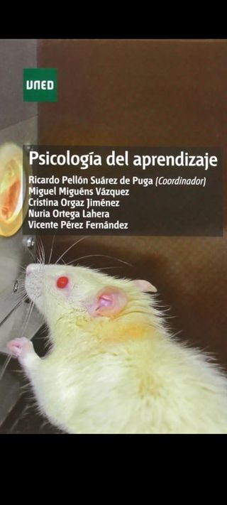 Libro psicología aprendizaje UNED