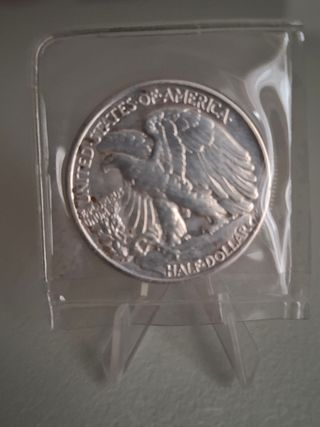 Moneda Medio Dólar 1945 Walking Liberty-Plata