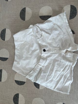 Shorts blancos premamá