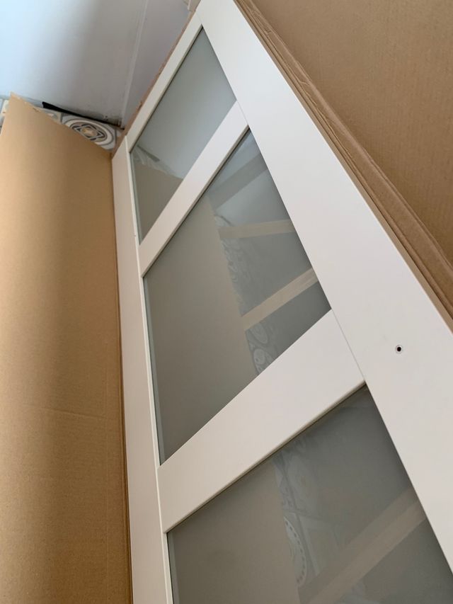 Puerta de armario Pax con cristal