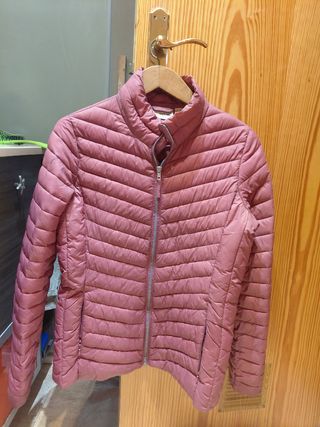 Plumas ligero mujer rosa palo